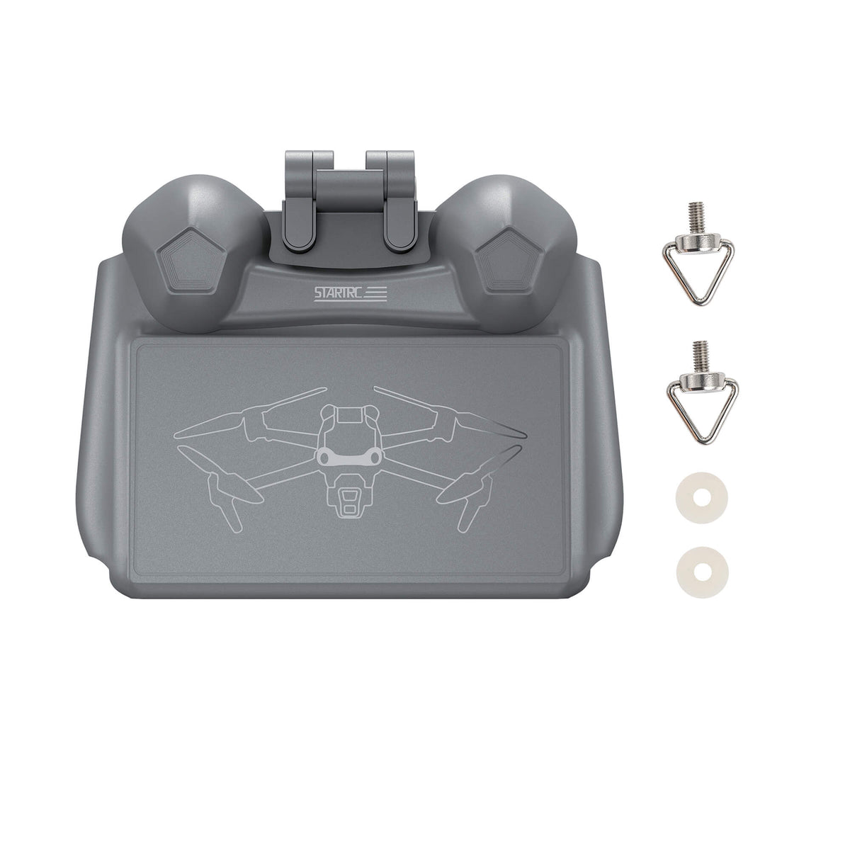 Package contents of STARTRC DJI RC2 sun hood case