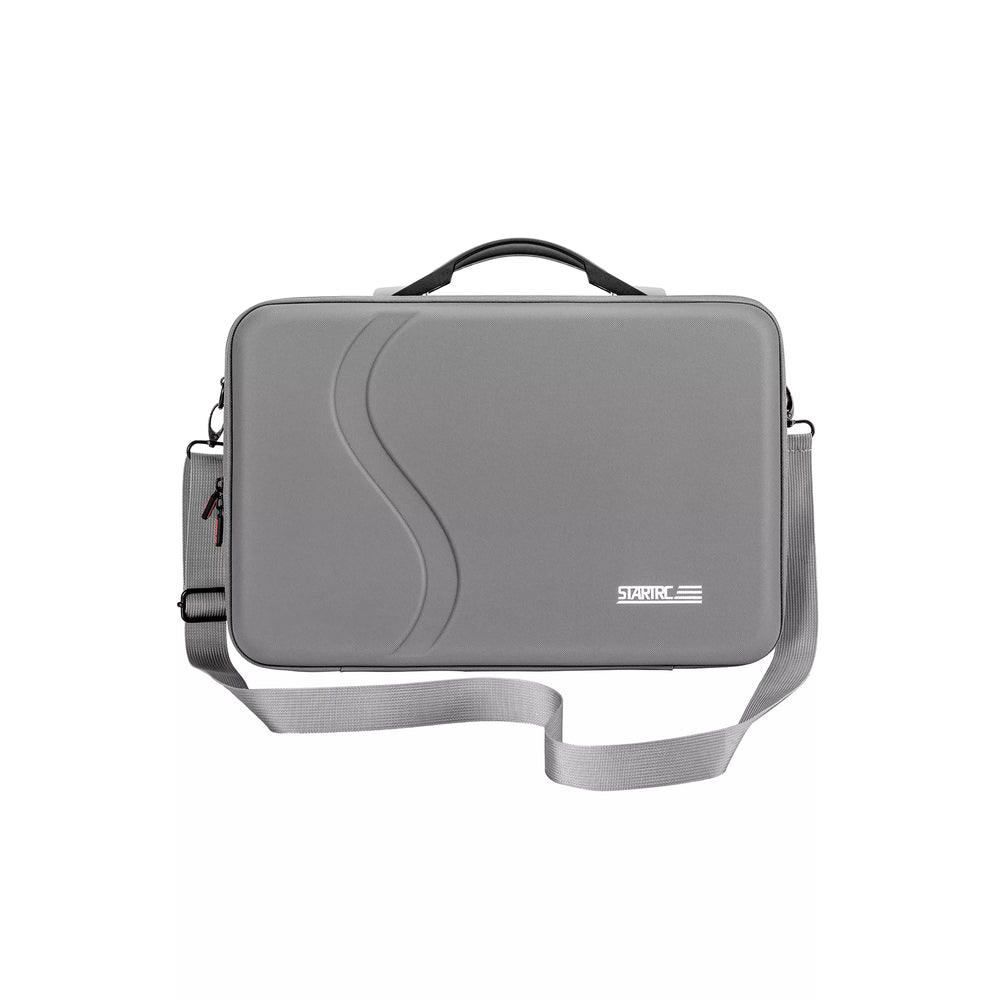 Package contents: RS 5 PU case, shoulder strap, and accessories.
