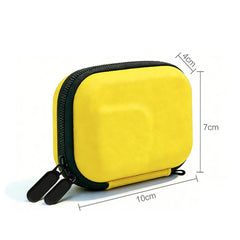 Universal action camera carrying case size information