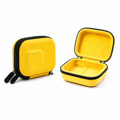 Yellow universal action camera carrying case